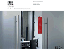 Tablet Screenshot of eichhorn-frankfurt.de